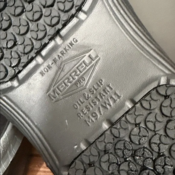 Merrell Women's Encore Service Pro Size 11 Charcoal Oil and Slip Resistant Shoe - Picture 5 of 13